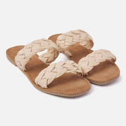 Vrouw Lazamani Slippers-Dames Slippers 33.501 Cream