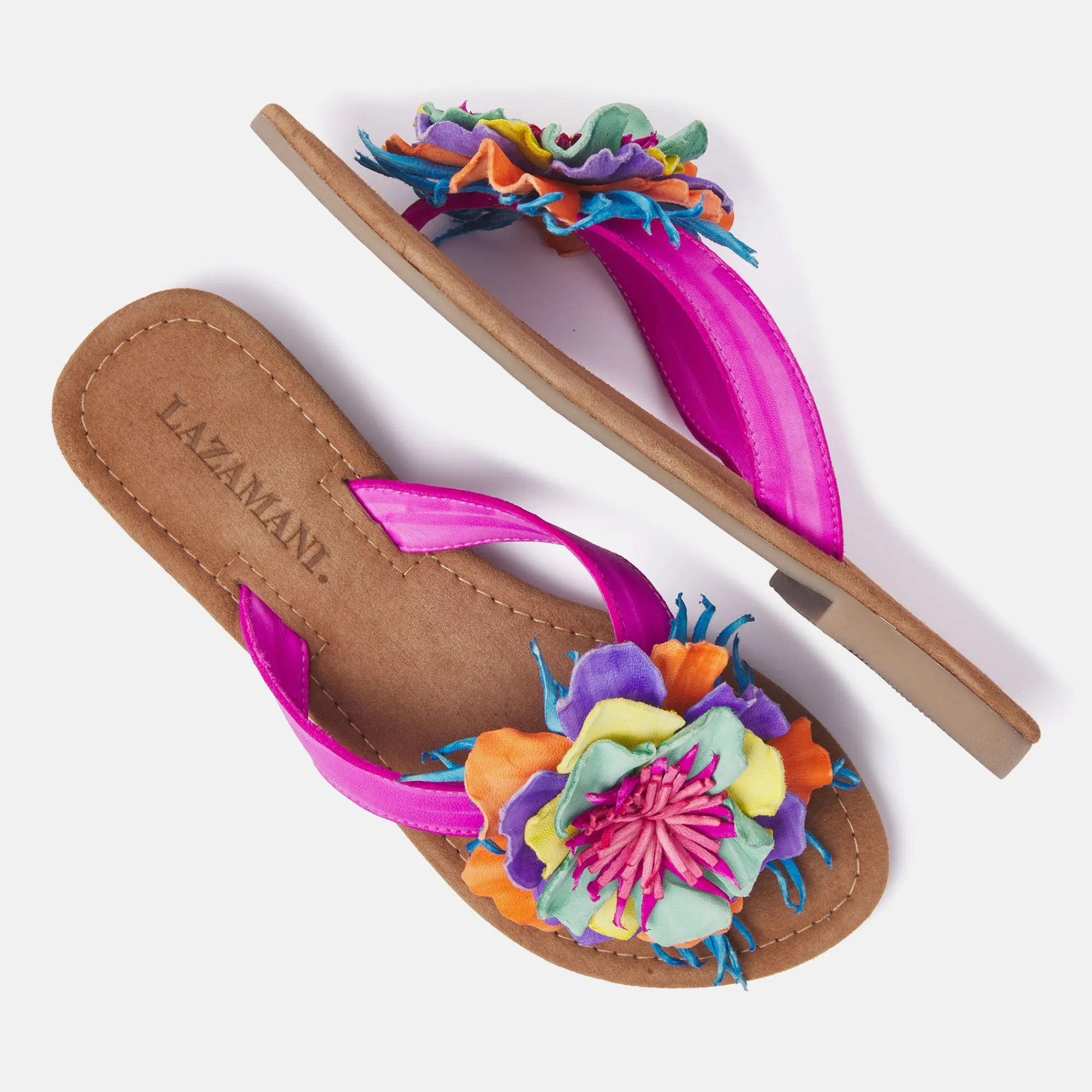 Vrouw Lazamani Slippers-Dames Slippers 33.726 Fuxia