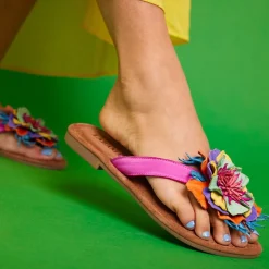 Vrouw Lazamani Slippers-Dames Slippers 33.726 Fuxia