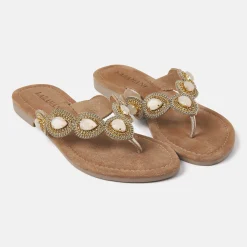Vrouw Lazamani Slippers-Dames Slippers 33.515 Gold