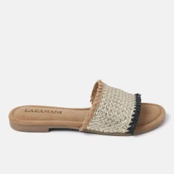 Vrouw Lazamani Slippers-Dames Slippers 33.486 Gold Black