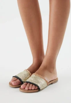 Vrouw Lazamani Slippers-Dames Slippers 33.486 Gold Black