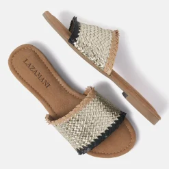 Vrouw Lazamani Slippers-Dames Slippers 33.486 Gold Black
