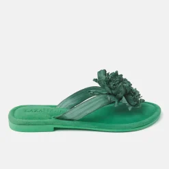 Vrouw Lazamani Slippers-Dames Slippers 33.517 Green