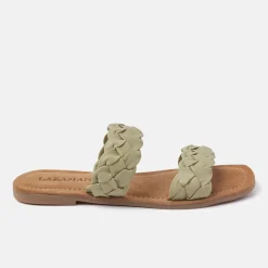 Vrouw Lazamani Slippers-Dames Slippers 33.501 Green