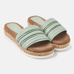 Vrouw Lazamani Slippers-Dames Slippers 75.303 Green