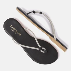 Vrouw Lazamani Slippers-Dames Slippers 69.267 Nero