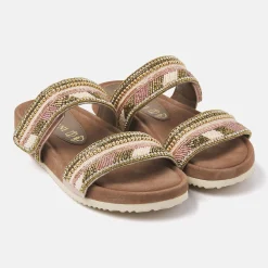 Vrouw Lazamani Slippers-Dames Slippers 75.386 Nude