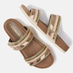 Vrouw Lazamani Slippers-Dames Slippers 75.386 Nude