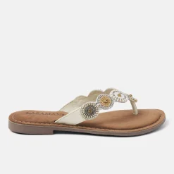 Vrouw Lazamani Slippers-Dames Slippers 75.451 Off-White