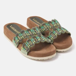 Vrouw Lazamani Slippers-Dames Slippers 75.391 Olive