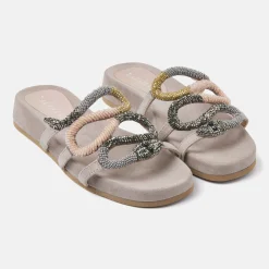 Vrouw Lazamani Slippers-Dames Slippers 85.549 Porcini