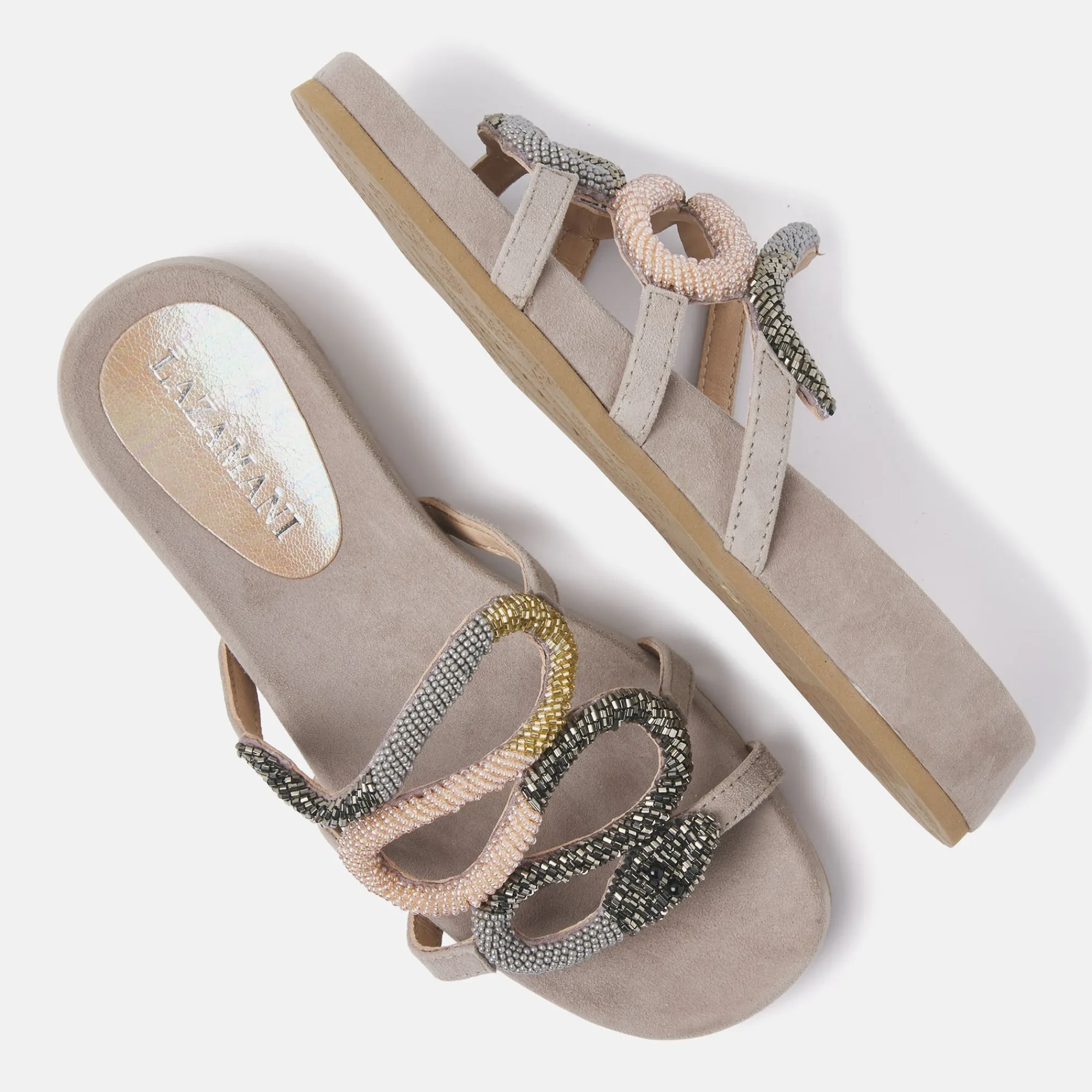 Vrouw Lazamani Slippers-Dames Slippers 85.549 Porcini