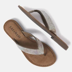 Vrouw Lazamani Slippers-Dames Slippers 75.803 Rainbow
