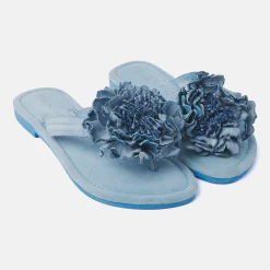 Vrouw Lazamani Slippers-Dames Slippers 33.517 Sky Blue