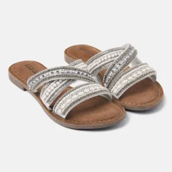 Vrouw Lazamani Slippers-Dames Slippers 75.474 White
