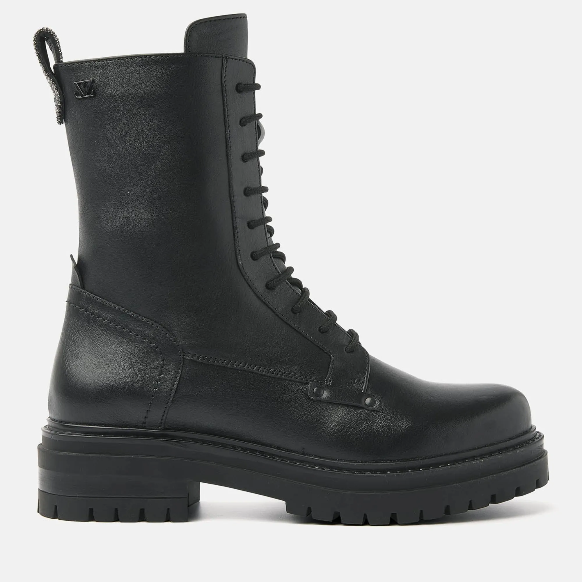 Vrouw Lazamani Veterboots-Dames Veterboots 85.629 Black