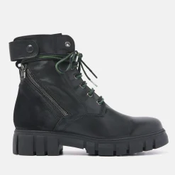 Vrouw Lazamani Veterboots-Dames Veterboots 74.469 Black
