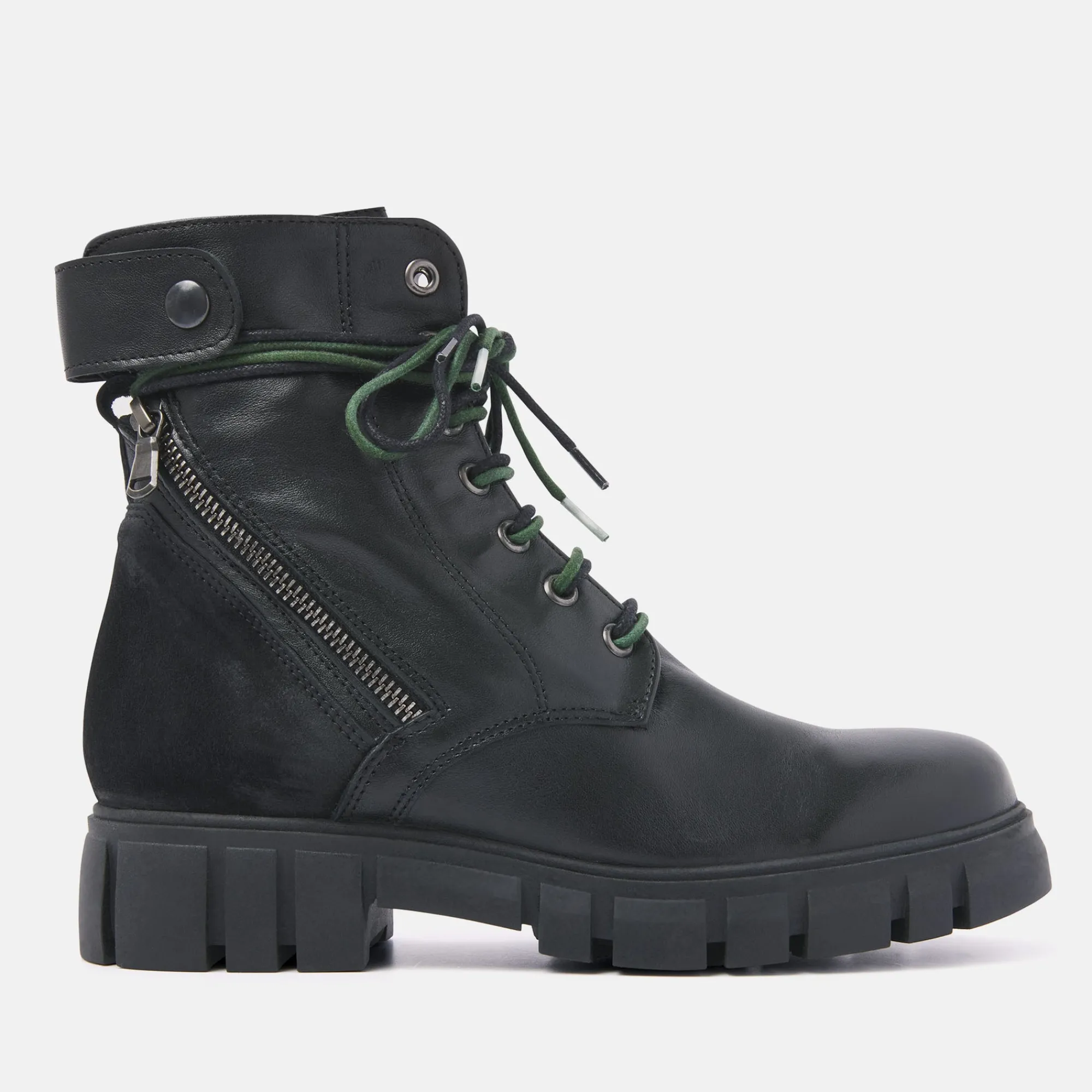 Vrouw Lazamani Veterboots-Dames Veterboots 74.469 Black