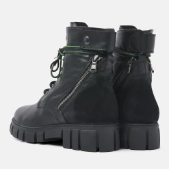Vrouw Lazamani Boots-Dames Veterboots 74.469 Black