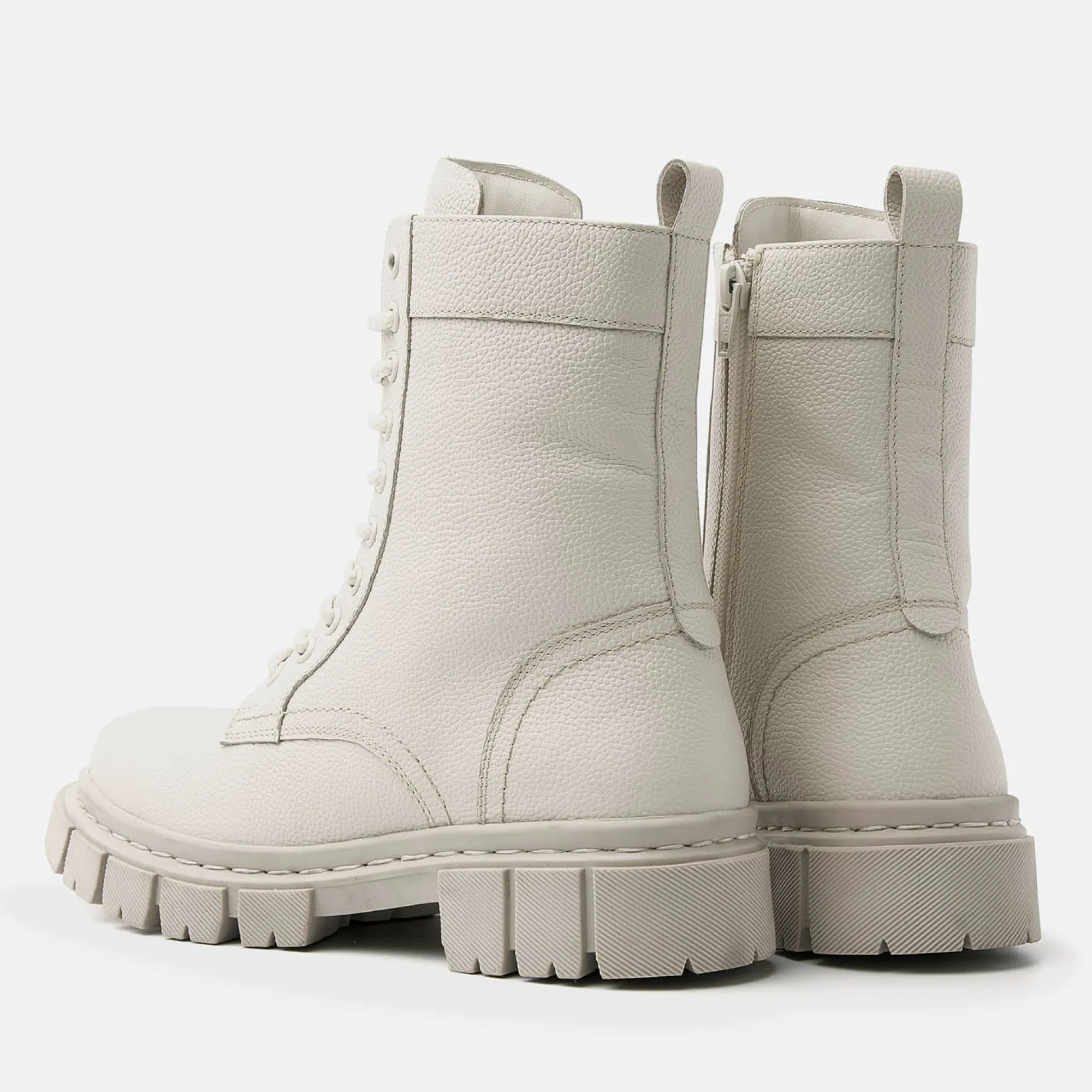 Vrouw Lazamani Veterboots-Dames Veterboots 53.592 Off-White