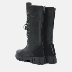 Vrouw Lazamani Veterboots-Dames Veterlaarzen 74.467 Black